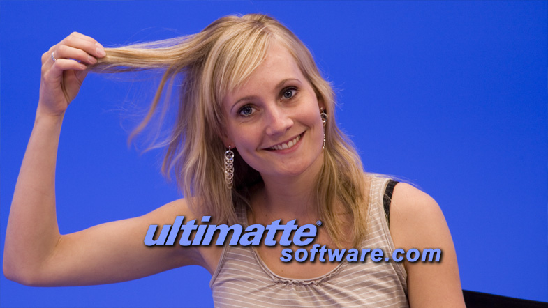 Ultimatte Blue Screen Example - Courtesy of Virtualsets.com